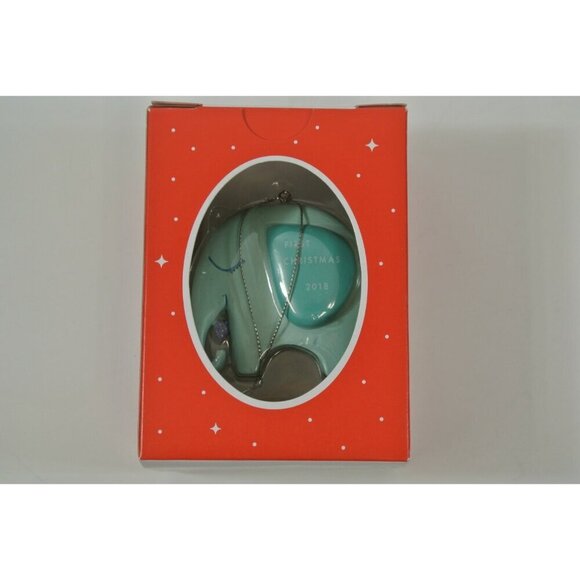 Heirloom Ornaments Lot of 8 American Greetings Baby's First Christmas 2018 New - Picture 3 of 7